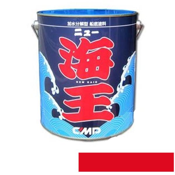 船底塗料 超活性加水分解型 ニュー海王300 レッド 4kg 亜酸化銅 FRP船用 漁船 中国塗料 ...