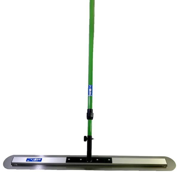 コテおさえ たち鏝くん 横型 0.5mm厚 890mm 1300-2200mm 伸縮柄 金コテ作業 ...