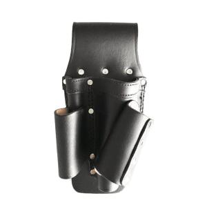 レザー製黒工具ホルダー 約15cm Amazon.co.jp: 鳶壱 黒革 ツールホルダー ミニカッター