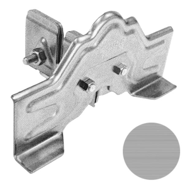 雪止金具 スノーストップ 立平中 ステンレス 30個入 羽根180mm アングル固定化 竪平 蟻掛け...