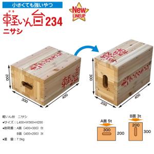 重機受台 軽いん台 ニサシ 234 200x3...の詳細画像1