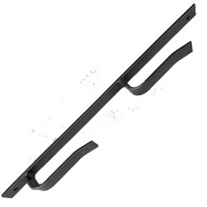 窓囲い金物 十手型 10本入 1段 180mm 鉄 ブロンズカラー 窓枠取付け 冬