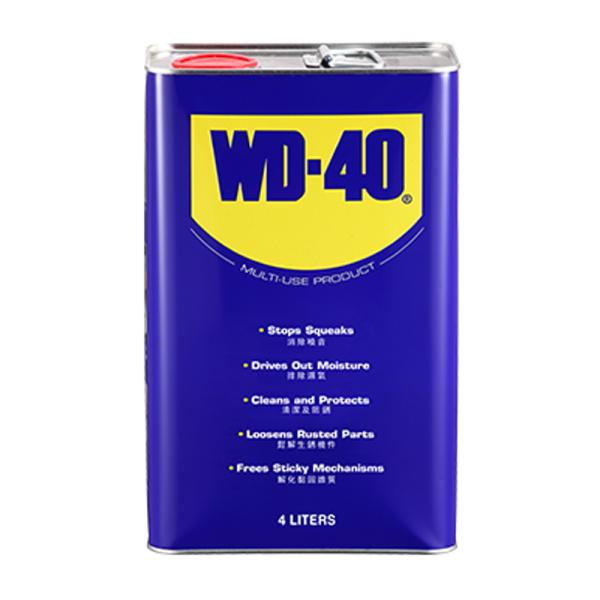 高性能防錆潤滑剤 WD-40 マルチユースプロダクト 4L WD04L ベタつかない メンテナンスツ...