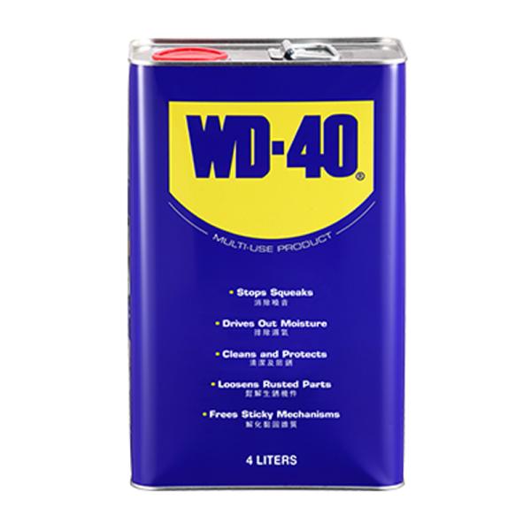 高性能防錆潤滑剤 WD-40 マルチユースプロダクト 4L 4本入 WD04L ベタつかない メンテ...