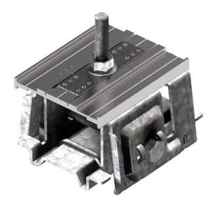 太陽光パネル架台金具 PVA-TH Fタイプ ラック用 700TFSR 嵌合式立平葺