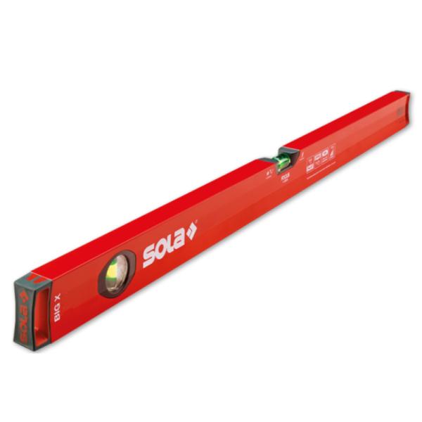 SOLA ビッグX アルミレベル BigX80 80cm 水平 垂直測定 アルミニウム ボックス型水...