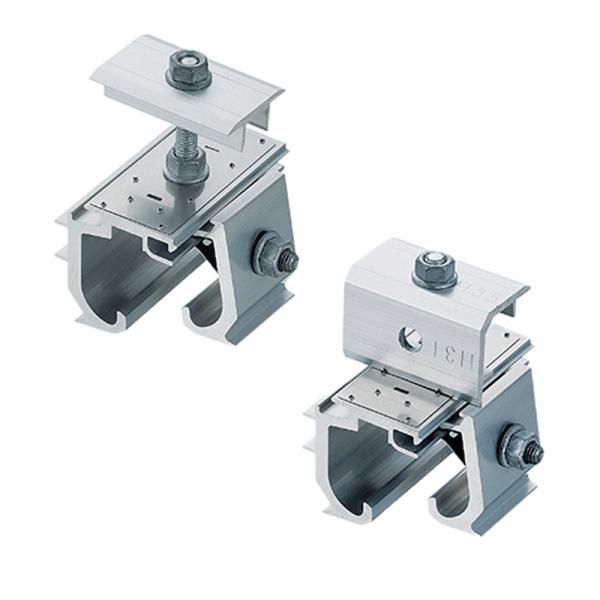 太陽光架台金具 D-FOURS ハゼ式折版 AL2 PLUS プラス DFA-HKM2P 中央/端部...