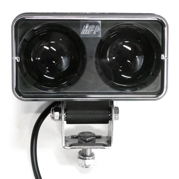 LEDセーフティライト L-LAMP-BLU 青 DC12-48V 2灯 後退用 フォークリフト ふ...