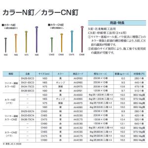 カラーN釘 バラ 黄緑 N75 AA4B75 ...の詳細画像1