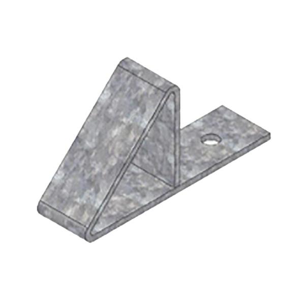 折板アングル止 段ナシ ドブ 生地色 15158 重ね式 折板用 北別 ニイガタ製販 代引不可
