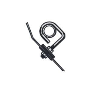 ビニールハウス部材 レインペット補強金具 U・I用 150個入 RP-HK 谷樋