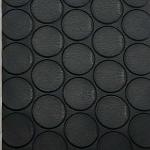 塩ビマット コインマット 黒 920×20m ワニ印 日大工業