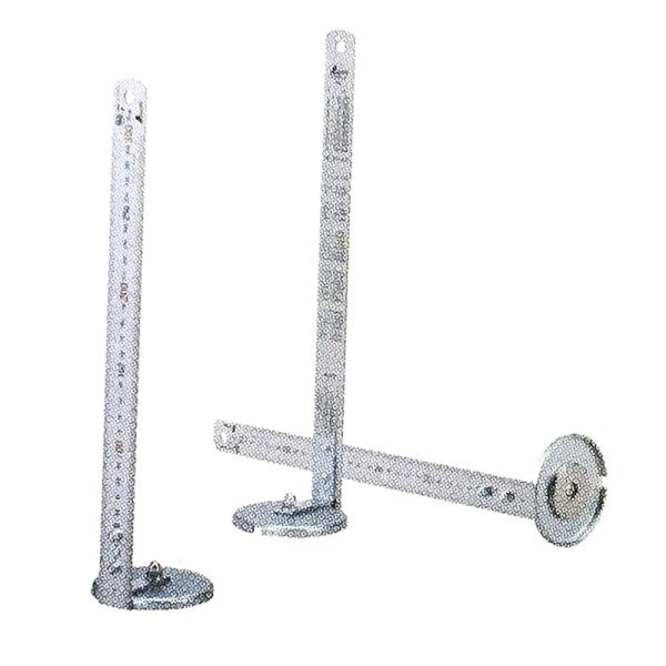 マグのスケ 2本入 AR-4111 マグネット付スケール 台座直径63 定規30cm JIS規格品 ...