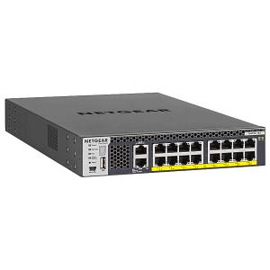 NETGEAR XSM4316PA-100AJS PoE+対応(199W) 10ギガビット16ポート L3 スタッカブル フルマネージスイッチ M4300-16X｜plusyu