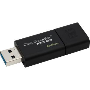 キングストン DT100G3/64GB 64GB USB3.0メモリー DataTraveler 100 G3