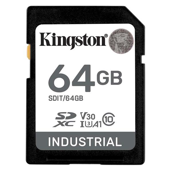 キングストン SDIT/64GB 64GB SDXC Industrial -40℃ to 85℃ ...