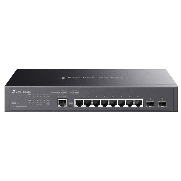 TP-LINK SG3210(UN) Omada ギガビットPoE+ポート×8/ SFPスロット×2...