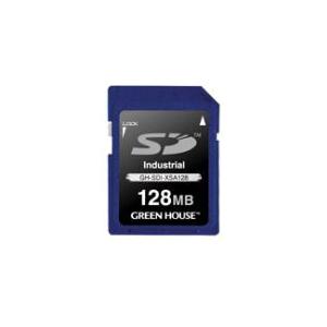 GREEN HOUSE GH-SDI-XSA128 インダストリアルSDカード SLC -40+85...