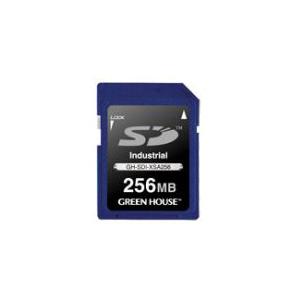 GREEN HOUSE GH-SDI-XSA256 インダストリアルSDカード SLC -40+85...
