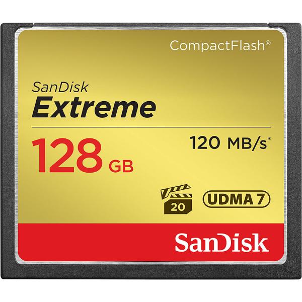 SanDisk SDCFXSB-128G-J61 エクストリーム コンパクトフラッシュカード 128...