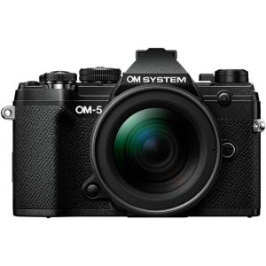 OLYMPUS OM-5 12-45mmPROLK BLK ミラーレス一眼カメラ OM SYSTEM OM-5 12-45mm F4.0 PRO レンズキット （ブラック）｜plusyu