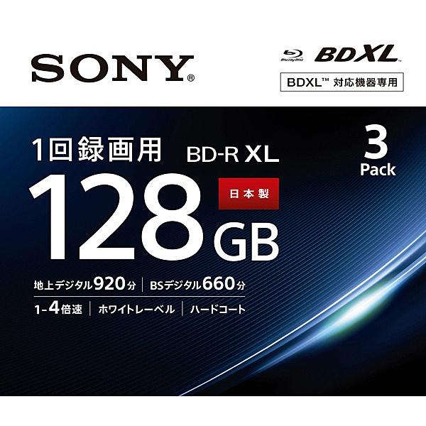 SONY(VAIO) 3BNR4VAPS4 日本製 ビデオ用BD-R XL 追記型 片面4層128G...