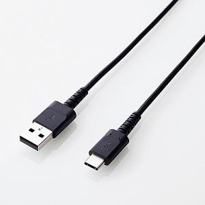 ELECOM MPA-ACS03NBK スマートフォン用USBケーブル/ USB(A-C)/ 認証品/ 高耐久/ 0.3m/ ブラック