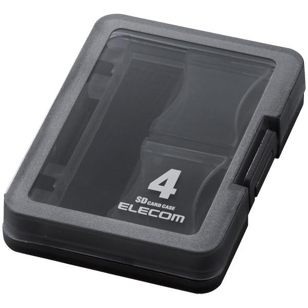 ELECOM CMC-06NSD4 SDカードケース/ 4枚収納/ SD