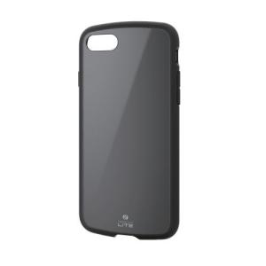 ELECOM PM-A22STSLBK iPhone SE 第3世代/ SE 第2世代/ 8/ 7用ハイブリッドケース/ TOUGH SLIM LITE/ ブラック｜plusyu