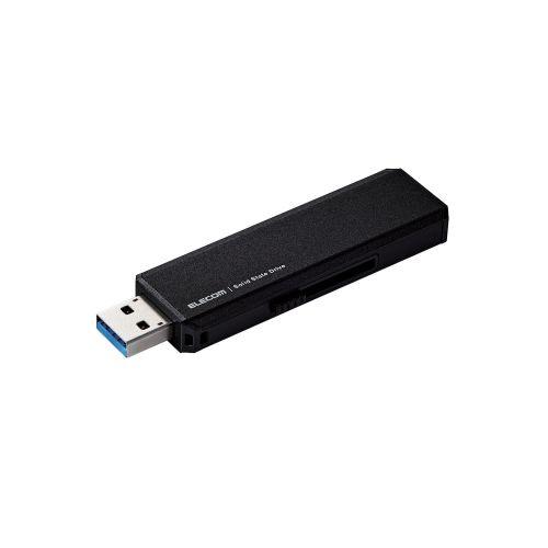 ELECOM ESD-EWA0250GBK 外付けSSD/ USB3.2(Gen1)対応/ スライド...