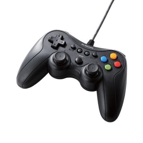ELECOM JC-GP30SVBK ゲームパッド/ 有線/ Xinput/ PS系配置/ FPS仕...