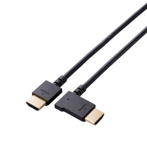 ELECOM CAC-HD14EYL20BK HDMIケーブル/ L字/ やわらか/ 左向き/ 2m...