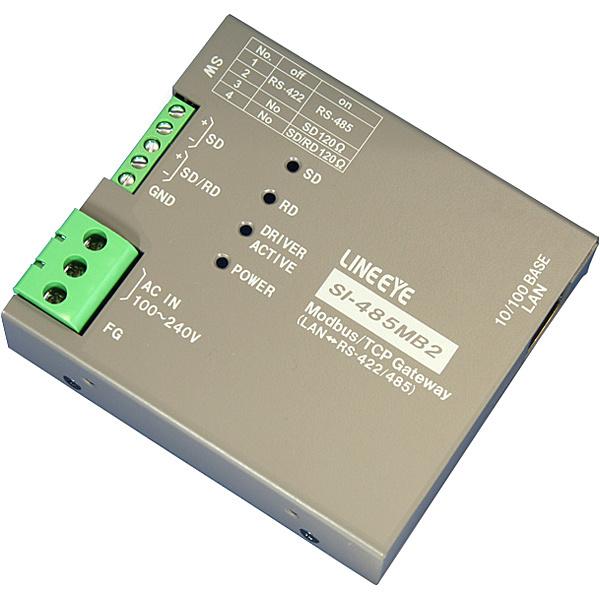 ラインアイ SI-485MB2 Modbus TCPゲートウェイ 絶縁・据置タイプ