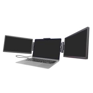 ユニーク UQ-PM11W デュアル11.6型ワイド液晶ディスプレイ/ 1920×1080/ USB Type-C/ ブラック/ スピーカー…｜plusyu