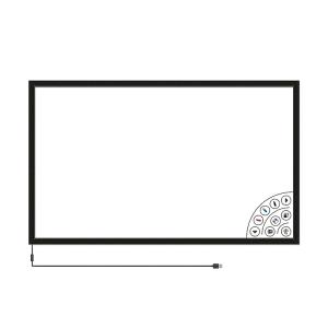 ジョイテック JM-1200-B 白板家55インチタッチフレームセット ブラック