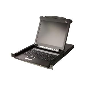 ATEN CL5716MWJJL 17.3インチLCD一体型16ポートKVMドロワー/ フルHD対応/ ロングレール