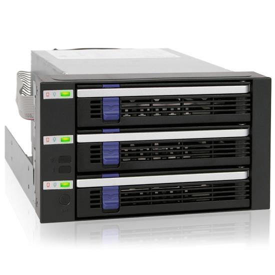 ICY DOCK MB153SP-B ICYDOCK　5インチベイ2段に3.5インチHDDx3台搭載...