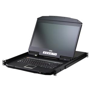 ATEN CL3708INWJJL 18.5インチLCD搭載 8ポート USB HDMI IP-KVMドロワー（1ローカル/ リモートアクセ…