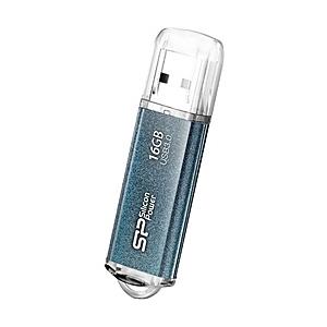 シリコンパワー SP016GBUF3M01V1B USB3.0フラッシュメモリ 16GB Marve...