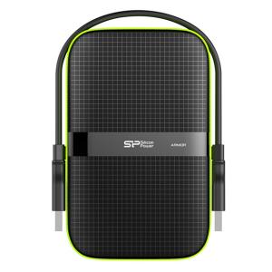 シリコンパワー SP040TBPHDA60S3K  (耐衝撃 生活防水) USB3.0/ 2.0対応 Armor A60 ポータブルHDD 4TB