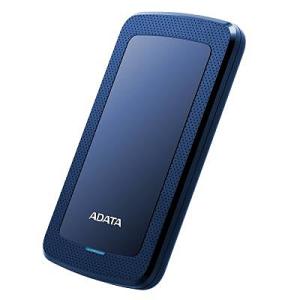 A-DATA Technology AHV300-1TU31-CBL 外付けHDD HV300 1TB ポータブル USB3.2 Gen1対応 ブルー スリムタイプ / 3年保証｜plusyu