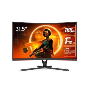 AOC C32G3E/11 31.5型ワイド165Hz対応曲面1000Rゲーミング液晶ディスプレイ （31.5…