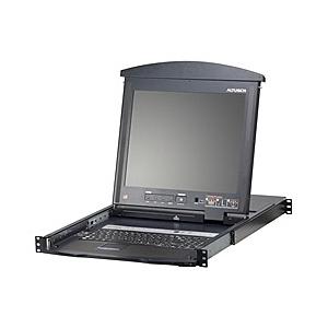 ATEN KL1516ANJJL 19インチLCD デュアルスライド 16ポートKVNドロワー ロングレール