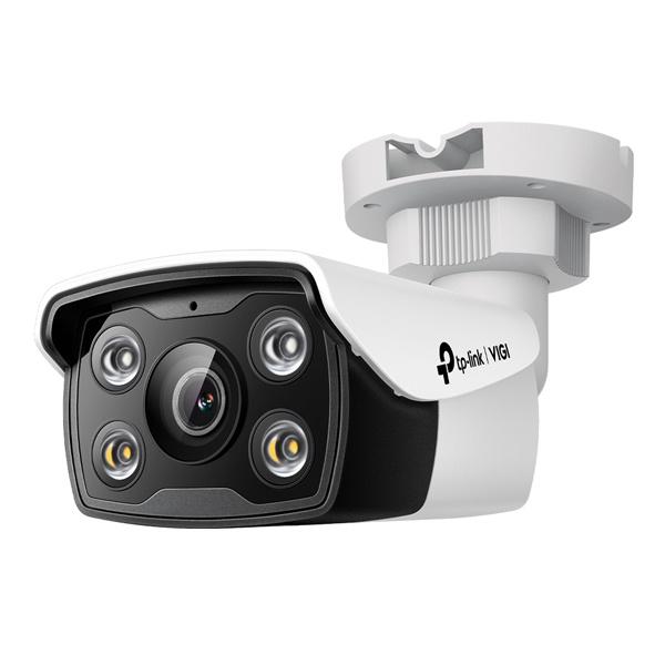 TP-LINK VIGI C350(4mm)(UN) VIGI 5MP 屋外用バレット型フルカラーネ...