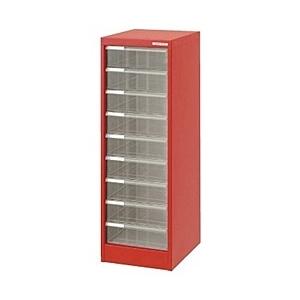 ナカバヤシ AF-M9-R アバンテV2 フロアケース A4 深9段 レッド