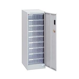 ナカバヤシ AF-SM9ニユ-グレ- セキュリティフロアケース A4 深9段 ニューグレー