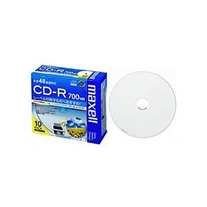 Maxell CDR700S.WP.S1P10S データ用CD-R 48倍速 700MB 1枚ずつプ...