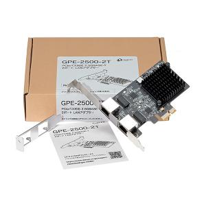 GPE-2500-2T PCIeバス対応 2.5GBASE-T PLANEX 2ポート