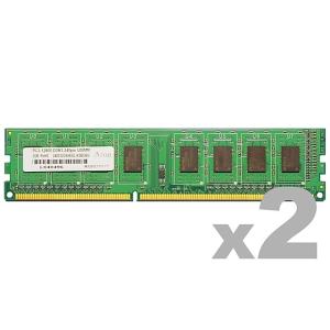 アドテック ADS12800D-8GW DDR3-1600 240pin UDIMM 8GB×2枚｜plusyu