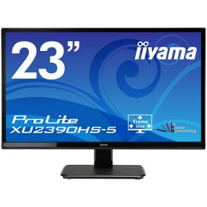 iiyama XU2390HS-B5 液晶ディスプレイ 23型/ 1920×1080/ DVI、HDMI、D-Sub/ マーベルブラック/ スピーカー：あり/ …｜plusyu